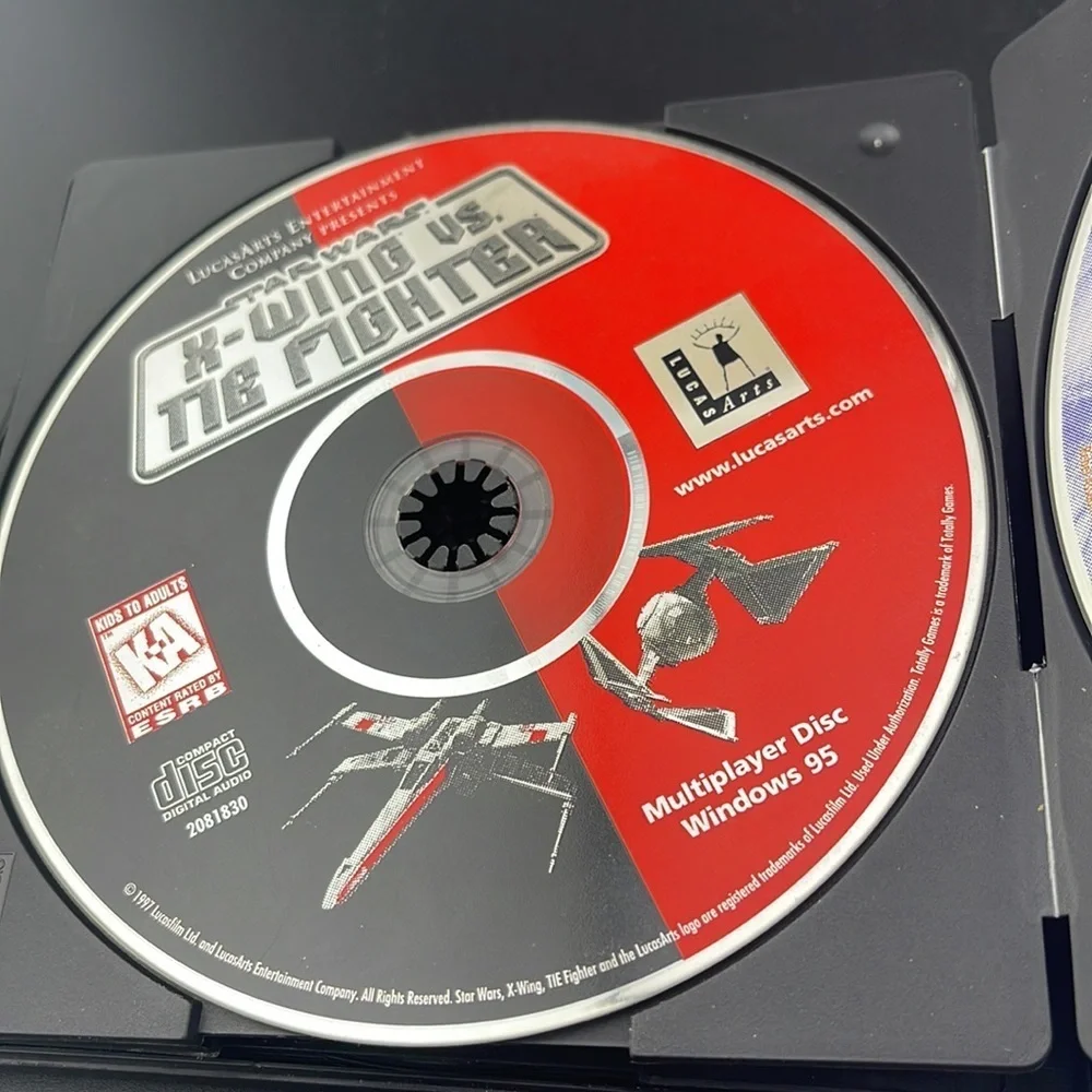 Lucas Arts Entertainment Company Star Wars PC Game Set 1997 - 5 Disc Set